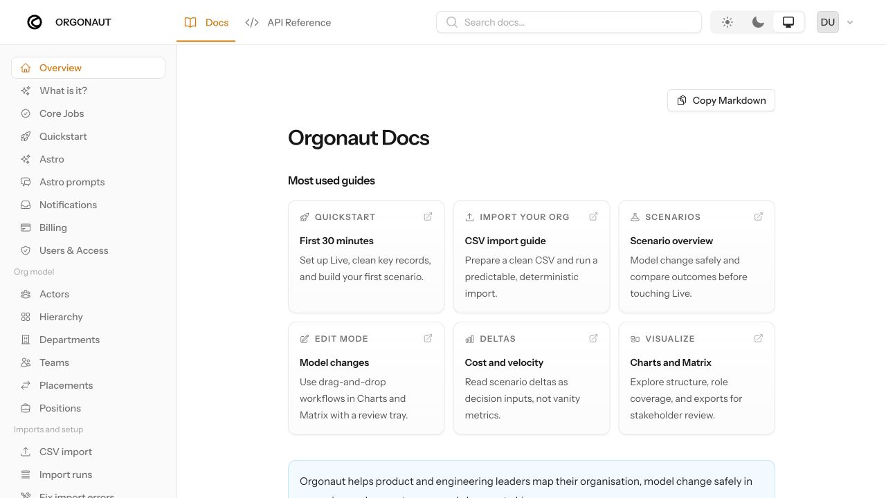 Orgonaut documentation portal